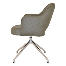 Lex Upholstered Trestle Armchairs (Set of 2)